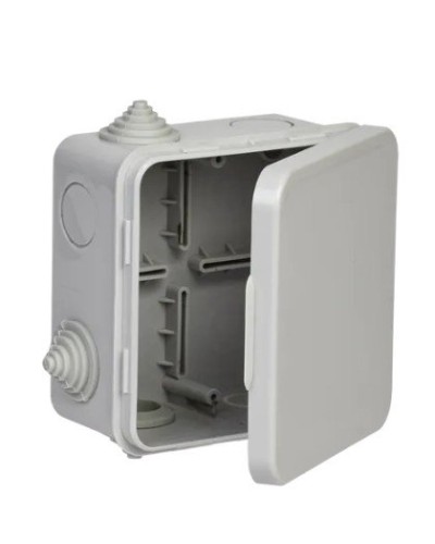 Коробка КМ 100х100х50 GENERICA (UKO31-100-100-050-K03-54G). Коробка распаячная для открытой проводки. GENERICA в Новомосковске