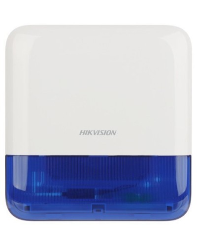 DS-PS1-E-WE Blue Indicator. Оповещатель свето-звуковой радиоканальный уличный. AX PRO Hikvision в Новомосковске
