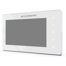 AT-VD720W WH. Монитор домофона цветной с функцией «свободные руки». AccordTec