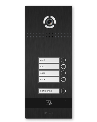BI-04FB BLACK. Вызывная панель IP-домофона. BAS-IP в Новомосковске