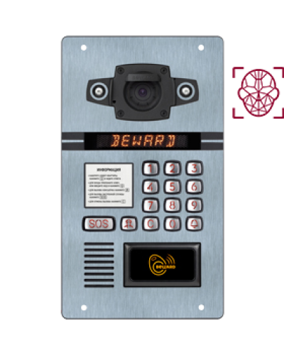 DKS15135 (2Мп, 2.1мм). Вызывная панель подъездного IP-домофона. Beward в Новомосковске