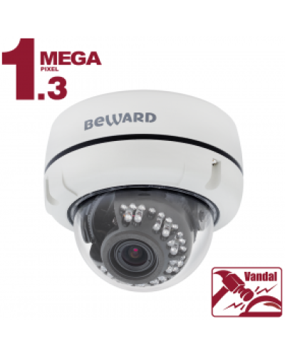 B1510DV. Видеокамера IP купольная. Beward в Новомосковске