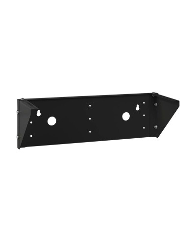 NC-3U-V-BK (12025c). Кронштейн настенный вертикальный 19 3U, цвет черный. CABEUS в Новомосковске