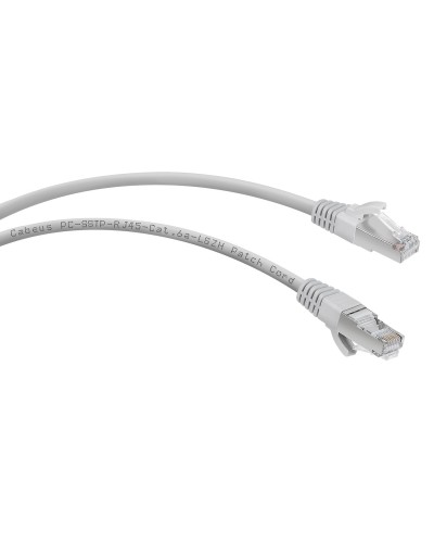 PC-SSTP-RJ45-Cat.6a-5m-LSZH (7905c), серый. Патч-корд медный. CABEUS в Новомосковске