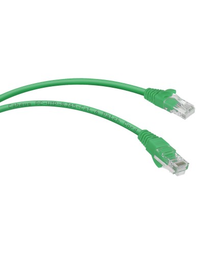 PC-UTP-RJ45-Cat.6-1m-GN (8684c), зелёный. Патч-корд медный. CABEUS в Новомосковске