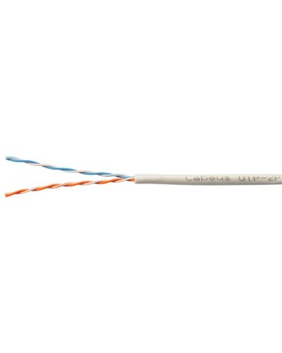 UTP-2P-Cat.5e-SOLID-LSZH-GY-100 (11063c-5). Кабель «витая пара» (LAN) для структурированных систем связи. CABEUS в Новомосковске