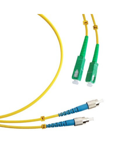FOP(d)-9-SC/APC-FC/UPC-1,5m (8122c). Патч-корд оптический. CABEUS в Новомосковске