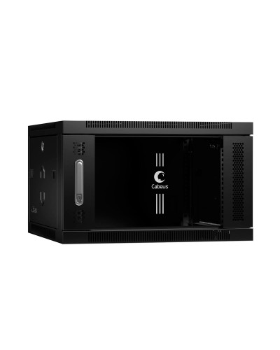 SH-05F-6U60/45-BK (8598c). Шкаф телекоммуникационный 19 настенный 6U. CABEUS в Новомосковске