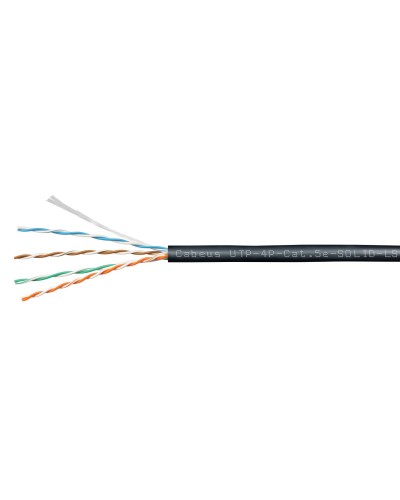 UTP-4P-Cat.5e-SOLID-LSZH-BK (9781c). Кабель «витая пара» (LAN) для структурированных систем связи. CABEUS в Новомосковске