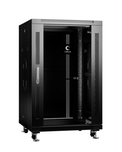 SH-05C-22U60/100-BK (8540c). Шкаф телекоммуникационный 19 напольный 22U. CABEUS в Новомосковске