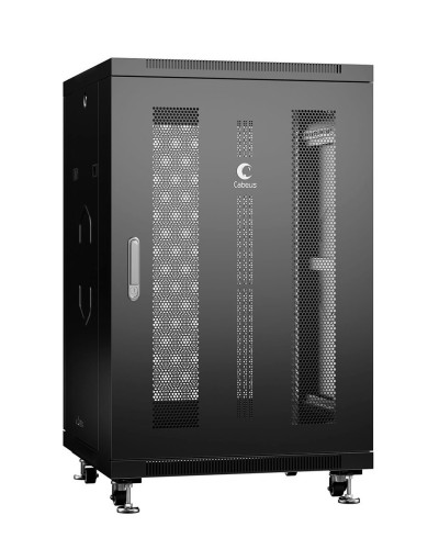 ND-05C-18U60/100-BK (8531c). Шкаф телекоммуникационный 19 напольный 18U. CABEUS в Новомосковске
