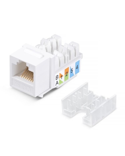 KJ-RJ45-Cat.5e-90-SW (10100c): Вставка Keystone Jack RJ-46 в Новомосковске