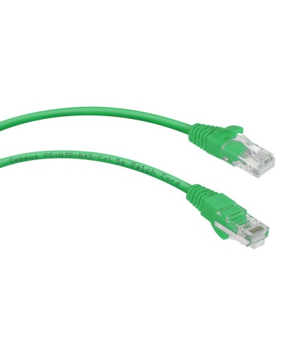 PC-UTP-RJ45-Cat.5e-0.15m-GN (8988c), зелёный. Патч-корд медный. CABEUS в Новомосковске