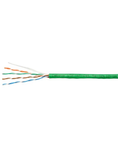 UTP-4P-Cat.5e-SOLID-GN (7250c). Кабель «витая пара» (LAN) для структурированных систем связи. CABEUS в Новомосковске