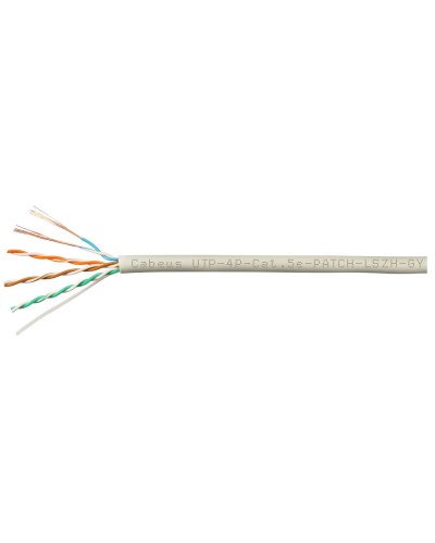 UTP-4P-Cat.5e-SOLID-GY-LIGHT (9995c). Кабель «витая пара» (LAN) для структурированных систем связи. CABEUS в Новомосковске