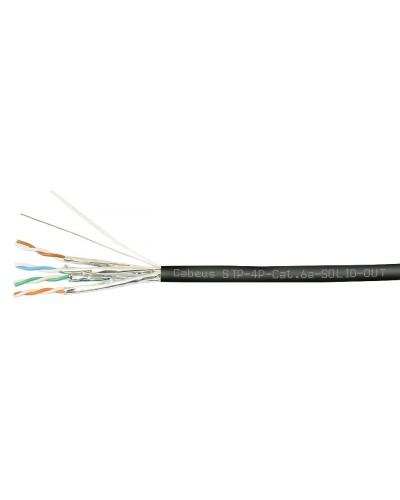 STP-4P-Cat.6a-SOLID-OUT-LSZH-UV (7198c). Кабель «витая пара» (LAN) для структурированных систем связи. CABEUS в Новомосковске