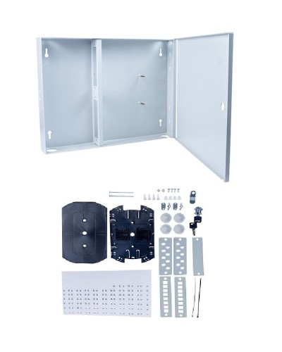 FO-WL-16-SC/2LC/FC/ST-FP-K (12302c). Бокс оптический настенный. CABEUS в Новомосковске