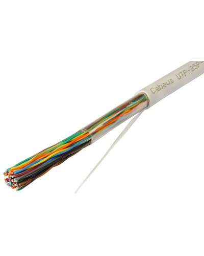 UTP-25P-Cat.3-IN (7279c). Кабель «витая пара» (LAN) для структурированных систем связи. CABEUS в Новомосковске