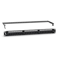 PL-24-Cat.6a-Dual (7651c). Патч-панель 19. CABEUS