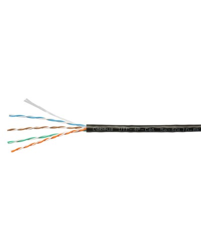 UTP-4P-Cat.5e-SOLID-LSZH-BK-100 (9781c-5). Кабель «витая пара» (LAN) для структурированных систем связи. CABEUS в Новомосковске