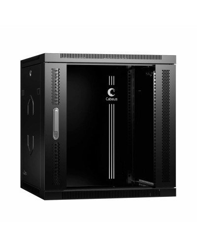 SH-05F-12U60/35-R-BK (10756c). Шкаф телекоммуникационный 19 настенный 12U. CABEUS в Новомосковске