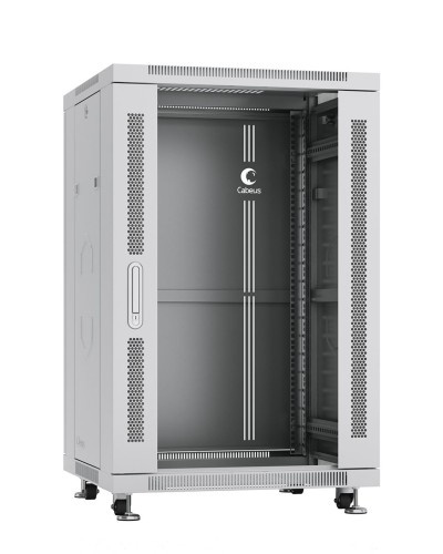 SH-05C-18U60/80 (7048c). Шкаф телекоммуникационный 19 напольный 18U. CABEUS в Новомосковске