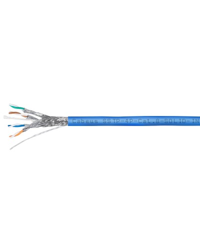 SSTP-4P-Cat.8-SOLID-IN-LSZH-BL (7750c). Кабель «витая пара» (LAN) для структурированных систем связи. CABEUS в Новомосковске