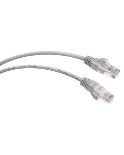 PC-UTP-RJ45-Cat.6-20m (8791c), серый. Патч-корд медный. CABEUS в Новомосковске