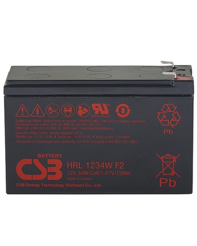 CSB HRL 1234W FR. Аккумулятор герметичный свинцово-кислотный. CSB в Новомосковске