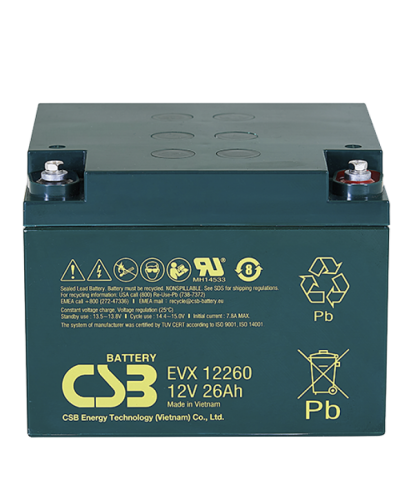 CSB EVX 12260. Аккумулятор герметичный свинцово-кислотный. CSB в Новомосковске