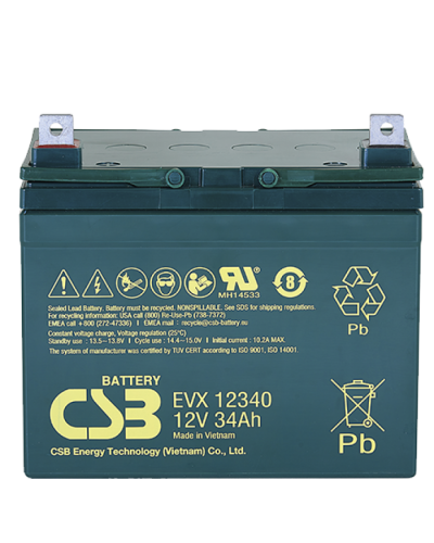 CSB EVX 12340. Аккумулятор герметичный свинцово-кислотный. CSB в Новомосковске