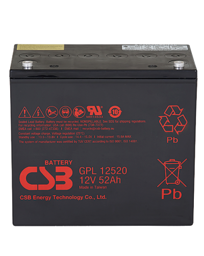 CSB GPL 12520. Аккумулятор герметичный свинцово-кислотный. CSB в Новомосковске