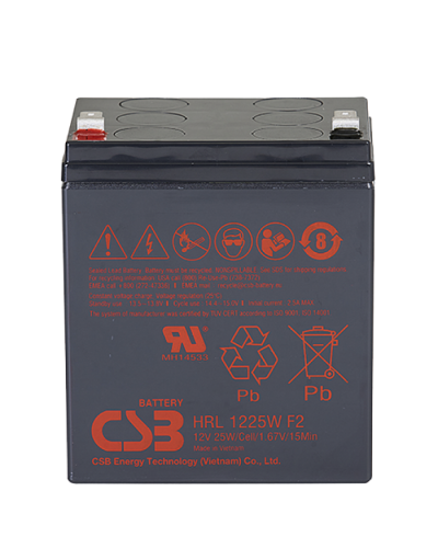 CSB HRL 1225W. Аккумулятор герметичный свинцово-кислотный. CSB в Новомосковске