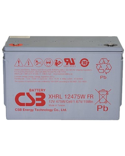 CSB XHRL 12475W FR. Аккумулятор герметичный свинцово-кислотный. CSB в Новомосковске