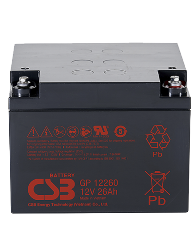 CSB GP 12260. Аккумулятор герметичный свинцово-кислотный. CSB в Новомосковске