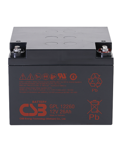 CSB GPL 12260. Аккумулятор герметичный свинцово-кислотный. CSB в Новомосковске