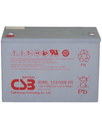 CSB XHRL 12410W FR. Аккумулятор герметичный свинцово-кислотный. CSB в Новомосковске