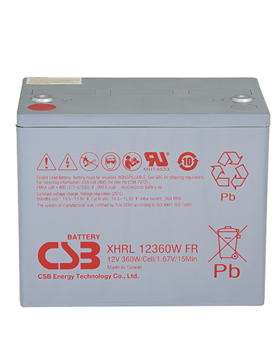 CSB XHRL 12360W FR. Аккумулятор герметичный свинцово-кислотный. CSB в Новомосковске