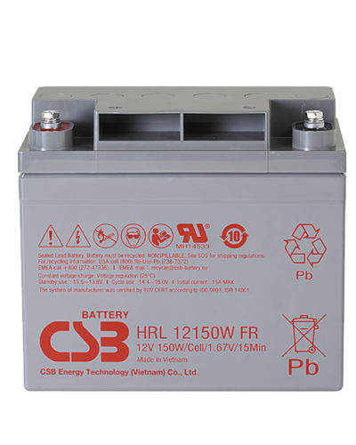 CSB HRL 12150W FR. Аккумулятор герметичный свинцово-кислотный. CSB в Новомосковске