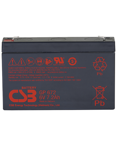 CSB GP 672. Аккумулятор герметичный свинцово-кислотный. CSB в Новомосковске