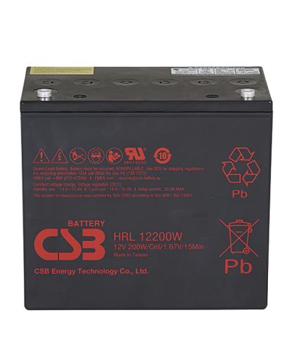 CSB HRL 12200W. Аккумулятор герметичный свинцово-кислотный. CSB в Новомосковске