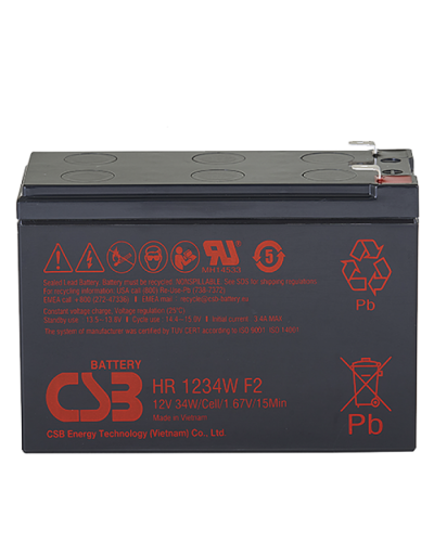 CSB HR 1234W. Аккумулятор герметичный свинцово-кислотный. CSB в Новомосковске
