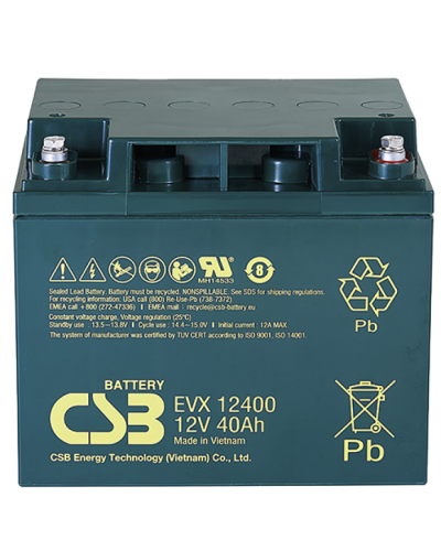 CSB EVX 12400. Аккумулятор герметичный свинцово-кислотный. CSB в Новомосковске