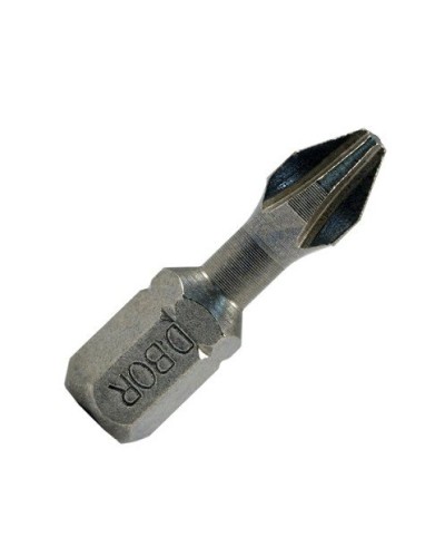 Биты Ph1x25 мм, Torsion, C 6,3 (10шт) (D-T-PH01-025-010). Биты фрезерованные. D.BOR в Новомосковске
