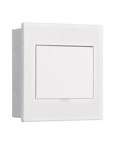 Корпус ЩРВ-М 6 модулей IP41 встраиваемый белая дверь (31101DEK). Корпус пластиковый. DEKraft в Новомосковске