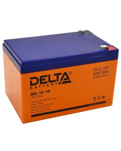 Delta GEL 12-15. Аккумулятор герметичный свинцово-кислотный. Delta в Новомосковске