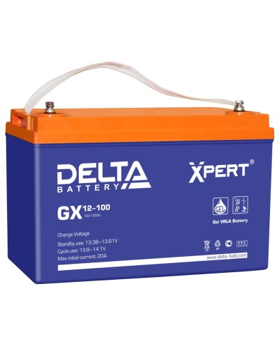 Delta GX 12-100. Аккумулятор герметичный свинцово-кислотный. Delta в Новомосковске
