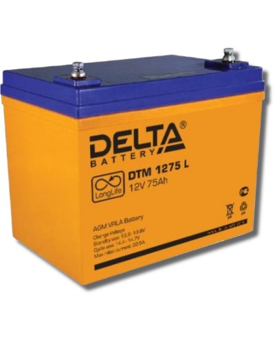 Delta DTM 1275 L. Аккумулятор герметичный свинцово-кислотный. Delta в Новомосковске