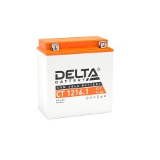 Delta CT 1216.1. Аккумулятор герметичный свинцово-кислотный стартерный. Delta