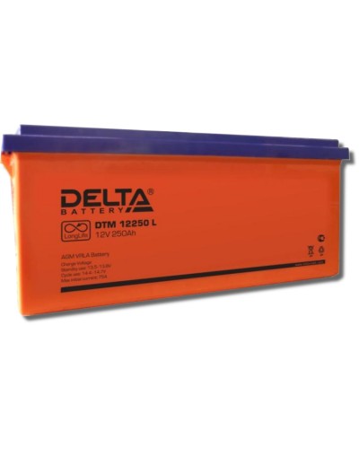Delta DTM 12250 L. Аккумулятор герметичный свинцово-кислотный. Delta в Новомосковске